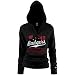 NCAA Wisconsin Badgers Ladies Black Rugby Distressed Deep V-neck ...