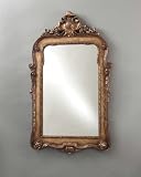 Antique Framed Mirror Classic Design Gold Finish