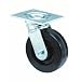 E.R. Wagner Plate Caster, Swivel, Cast Iron Wheel