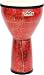 Musical Instruments : Remo Medium (20" x 10") Festival Djembe, Constellation Burgundy Design