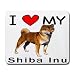 I Love My Shiba Inu Mouse Pad