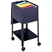 Safco Economy Mobile Tub File, Letter Size Black