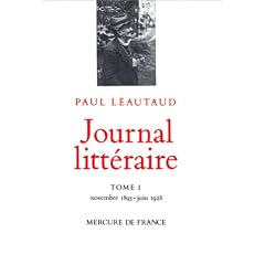 Journal litt�raire. Tome 1. Novembre 1893 - juin 1928