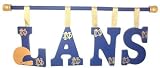 My Favorite Team Hand Painted Wooden Wall Letters