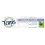 Tom's of Maine Natural Whole Care Anticavity & Tartar Control Plus Whitening Gel, Spearmint, 5.5 -Ounce Tubes (Pack of 6)