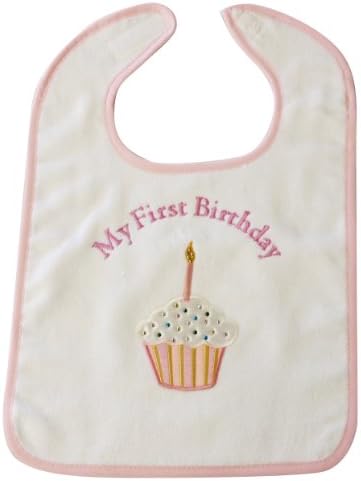 Tickle Toes - My First Birthday Pink Bib