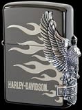 ZIPPO: HARLEY DAVIDSON サイドメタル HDP-02(ハーレー・ダビッドソン・ジッポー・国内ライセンス商品）