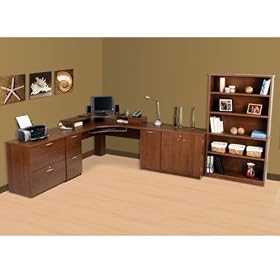 Tuscany Brown Office Group Tuscany Brown by Bestar Office Furniture