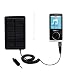 Solar Powered Rechargeable External Battery Pocket Charger for the Philips GoGear SA3115/37 - uses Gomadic TipExchange Technology