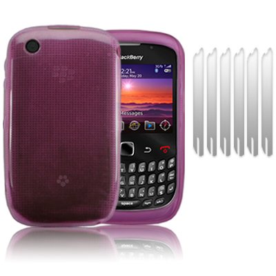 blackberry curve 9300 case : BLACKBERRY CURVE 3G 9300 GEL CASE – HOT PINK, 