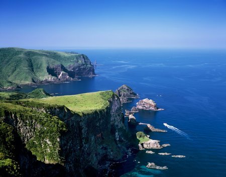 《オリジナルプリント》摩天崖より国賀海岸を望む（島根県/隠岐西ノ島）