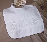 COTTON BOY'S PINTUCKED BIB