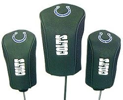 Indianapolis Colts Mesh Golf Barrel Head Cover Set - Football Sports Merchandise