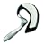 Nokia HS-4W Wireless Bluetooth Headset - Silver