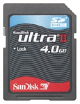 Childrens Toyshop  Electronics : SanDisk Ultra II SDHC 4GB High Performance Card
