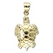 14kt Yellow Gold Unique Turtle Charm Pendant