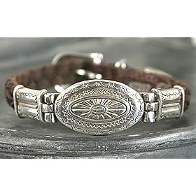 Sandy Etched Woven Bandit Bracelet by Bracelets
