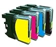 10 Pack (4 BLK, 2 of each color) Non-OEM Ink for LC61 Brother DCP 165C MFC 250C 255CW 290C 295CN 385CW 490CW 585CW 790CW 5490CW 5890CW 6490CW