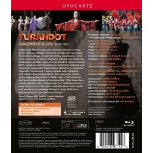 Puccini : Turandot. Lindstrom, Berti, Nakamura, Nánási. [Blu-ray]