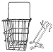Wald Mini Bicycle Lift Off Basket, 11.75" x 8" x 9", # 114 White