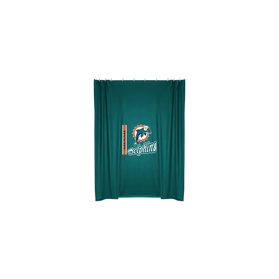 Miami Dolphins Shower Curtain On Popscreen