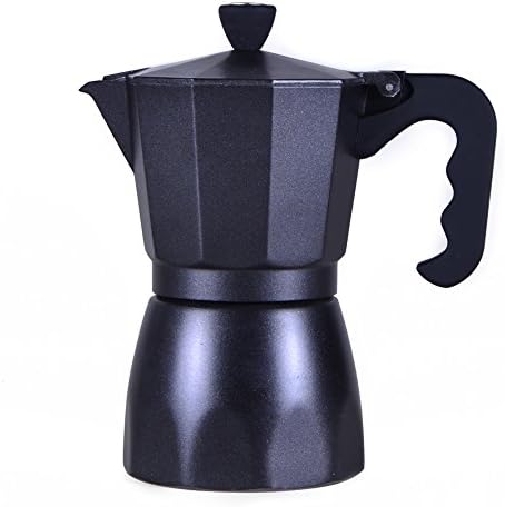Vimwin 6cups 300ml Stovetop Espresso Pot Black (6cups)