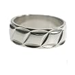 316L stainless steel laser cut ring - Width: 8mm (Sizes 8-14)stone - Width: 7mm (Sizes 8-12)