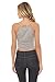 ALYGNE Womens Basic Stretchy Rayon Racerback Cami Crop Top