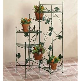 Metal Ivy Staircase Design Plant Stand