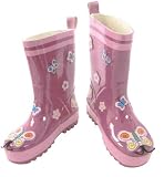 Kidorable Butterfly Rainboots, toddler size 4/5 to youth size 2