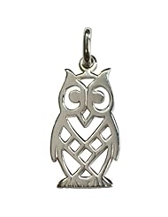 Sterling Silver Owl Pendant