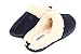 Floopi Womens Indoor Outdoor Fur Lined Clog Slipper W/Memory Foam