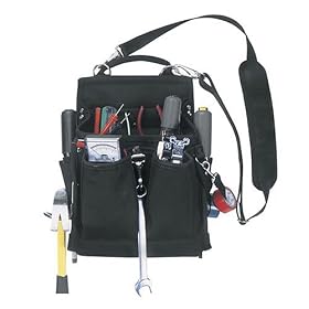 Custom LeatherCraft 5508 20 Pocket - Professional Electricians Tool Pouch by Custom Leather Craft