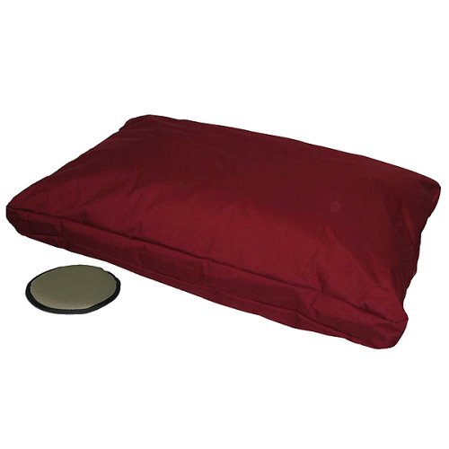 Burgundy Puppy Proof Bed & Toy - 36x54