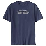 T-Shirt Navy Blue " World S Best Financial Institution Branch Manager Occupations