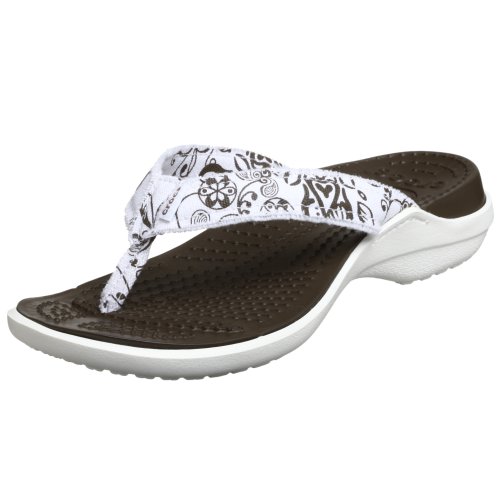 crocs Women's Capri Canvas Thong
