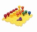 Learning Resources Rainbow Peg Play Activity Set