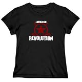 T-Shirt Woman Black  Jamaican Revolution  Jamaica Country