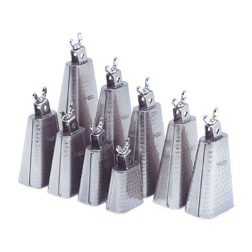 Tycoon Hammered Cowbell, 3 1/5 Silver