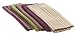 DII Basket Stripes Kitchen Towel, Purple Set of 5