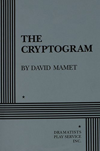 The Cryptogram. by David Mamet, Mamet, David (1998) Paperback
