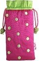 Jazzd Polka Dot Silk Eyeglass Pouch