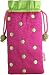 Beauty : Jazzd Polka Dot Silk Eyeglass Pouch 6701 - Pink & Green