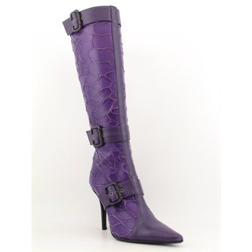Charles David Choir Boots Purple Womens
