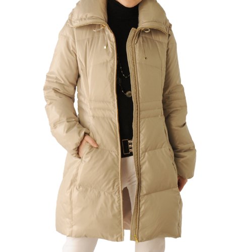 スリムアップ ダウンコート (No 2540 z ) 11号 [ L ] クリームベージュ 〔エースタイル〕 Aastyle