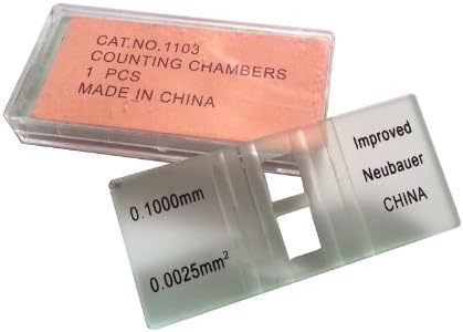 GadgetWorkz Lab Professional Neubauer Hemacytometer Blood Count for Microscope