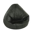 Ebony Kid's Large Lifestyle Vinyl Beanbag By Elite Furniture