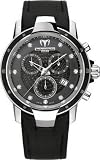 UF6 Technomarine Women’s Chronograph Black dial with indexes Diamond Watch # 609012