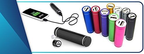 Power Bank USB Charger -Iq Technology- Portable- External Battery Pack- for iPhone iPad and more- From Product Pleasers-Lipstick Sized- Travel Flashlight Built in-comes in 8 Colors