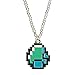Minecraft Diamond Pendant Necklace